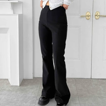 Romantic Basic Bootcut Leggings Long Pants