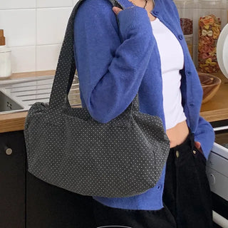 Cylindrical Dot Shoulder Bag