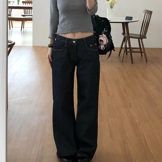 Rayleigh Low-Rise Denim Pants (one color)