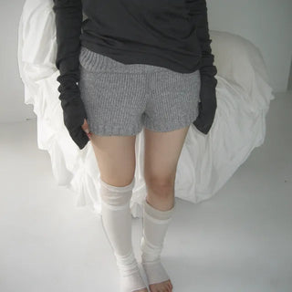 comfy knit shorts (2 color)