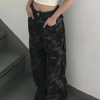 Street camouflage long pants