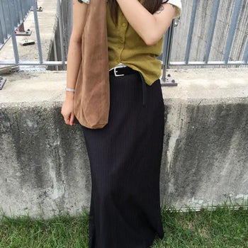 Use Stripe Long Skirt