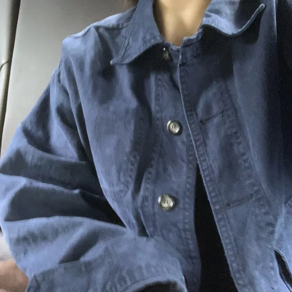 Highly recommend this oversized vintage work jacket.