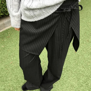 Striped Layered Slacks