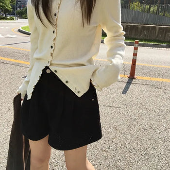Punched Cotton Shorts
