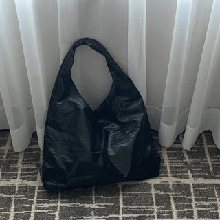 Leather Big Hobo Bag   Traveler's Bag, Laptop Storage, Travel, Shoulder Bag, Big Bag