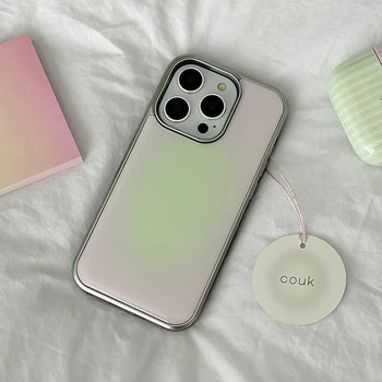 lotus flower ⋆⭒˚｡⋆ Epoxy Silver Bumper Case iPhone 17 Galaxy S26 MagSafe
