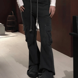 IDEN PANT | Low-rise track pants, bootcut pants, trousers, autumn pants, training pants