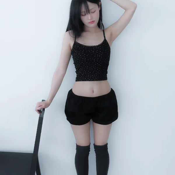 [Built-in Cap] Meow Sleeveless