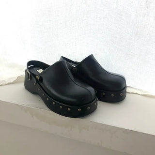 Studded Sandal Loafers