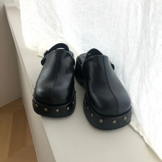 Studded Sandal Loafers