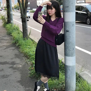 Fenu Wool V-Neck Knit
