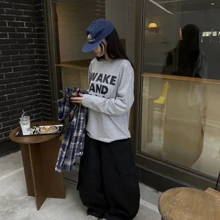 Make Lettering Long Sleeve T-shirt