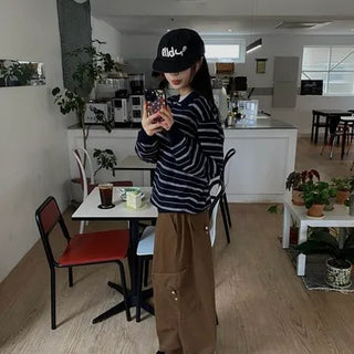 Laura Striped Collar Knit