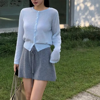 Uni Alpaca Round Cardigan