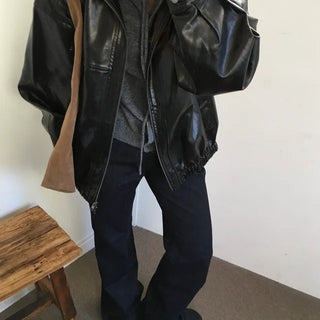*Mu&d* Formal Vintage Leather Jacket