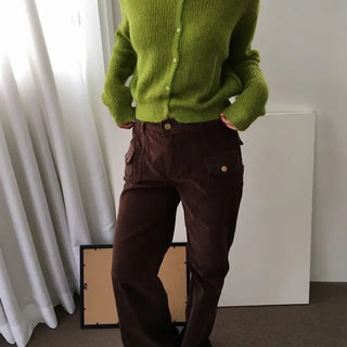 *Mu&d* Formal Corduroy Bootcut Pants