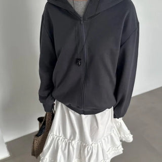 [UNISEX] Curve Zip-up Hoodie