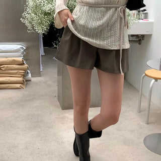 Grandel A-line Pintuck Shorts