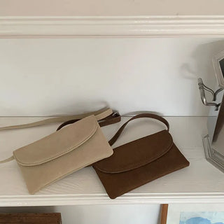 Daily Suede Mini Bag Crossbody Bag  Card Wallet Belt Bag