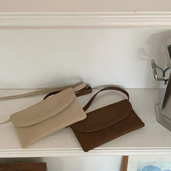 Daily Suede Mini Bag Crossbody Bag  Card Wallet Belt Bag