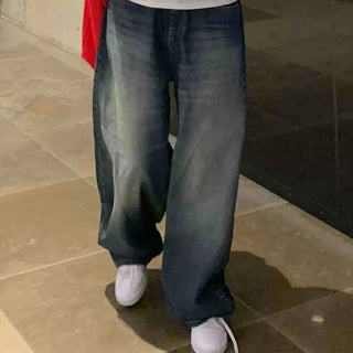 Comfortable Denim Wide Long Pants