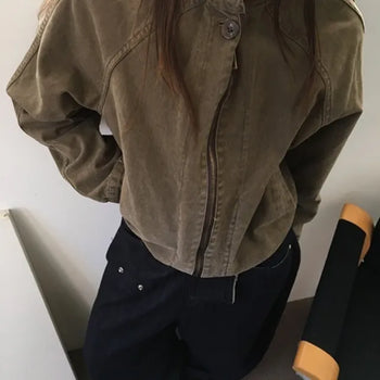 *Domestic/High Quality* Horse Vintage Washed Jacket