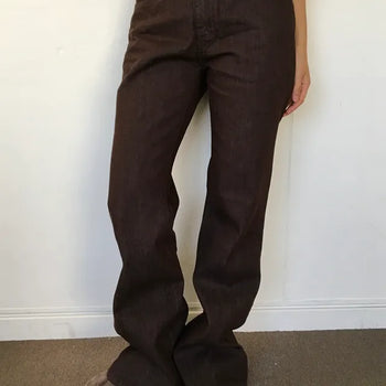 Non-Faded Low Bootcut Denim
