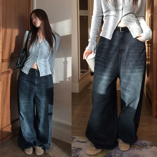 Plato denim wide pants