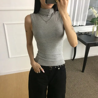 COCO High-neck Turtleneck Sleeveless
