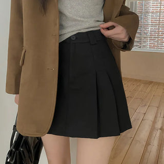 Modi Half Pleated Mini Skirt