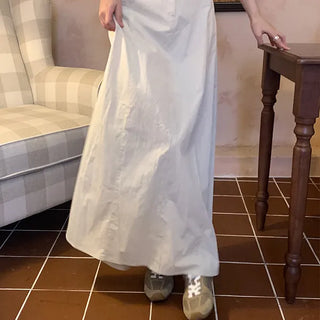 Devlon pintuck long skirt