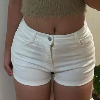 Minimal Glam Fit Volume Stretch Shorts