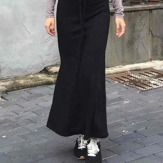 Essential Brushed Knit Long Skirt