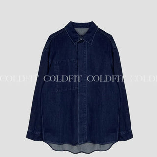 Big Pocket Indigo Denim Shirt