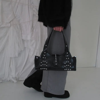Studded Line Shoulder Bag (3 colors)