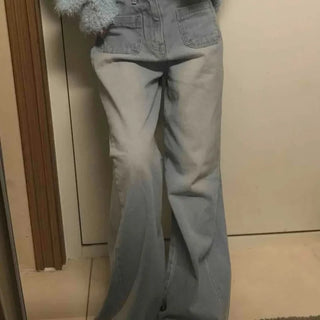 Modern Jeans Loose Fit Wide Denim Long Pants