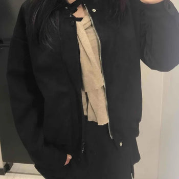 Steady Jacket Suede Spring/Autumn Zip-up