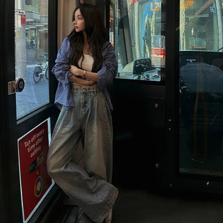 Off-Side Pintuck Denim