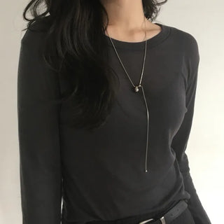 long drop necklace