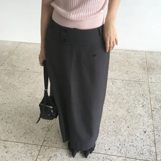 Dual maxi skirt