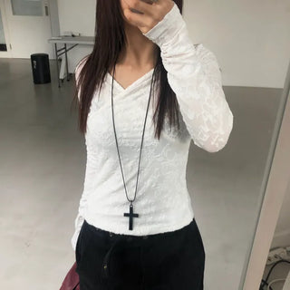 Lace Wrap T-shirt