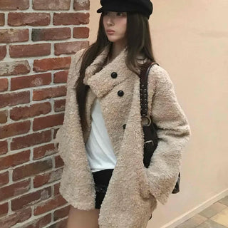 Daily Shearling Faux Fur Oversized Jacket