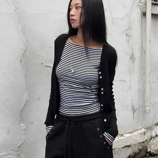 Soft Feminine Cotton Plain Cardigan