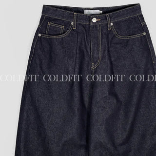 Non-faded dart denim pants