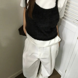 *Mu&D* Flare Fur Bustier