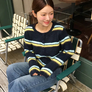 Winter Lambswool Striped Knit