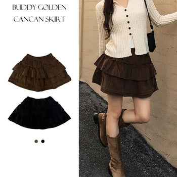 Buddy Corduroy Tiered Skirt