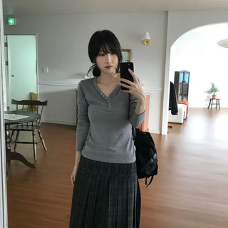 Loner Button T-shirt (5 colors)
