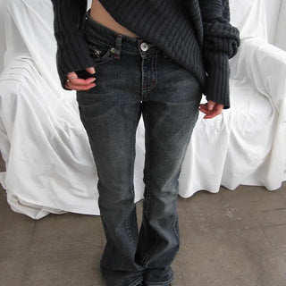STITCH LOW BOOTCUT PT